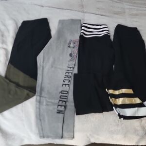 New York & Company Women's Leggings Set - Black, Gray, Green NWOT SIZE M